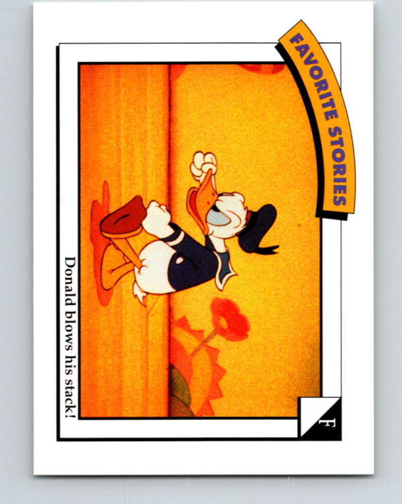 1991 Impel Walt Disney #42 F Donald blows his stack   V41689