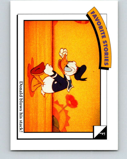 1991 Impel Walt Disney #42 F Donald blows his stack   V41690