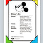 1991 Impel Walt Disney #106 Mickeys Bio Outlook   V41829