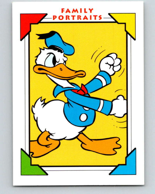 1991 Impel Walt Disney #107 Donalds Bio Favorite Saying   V41831