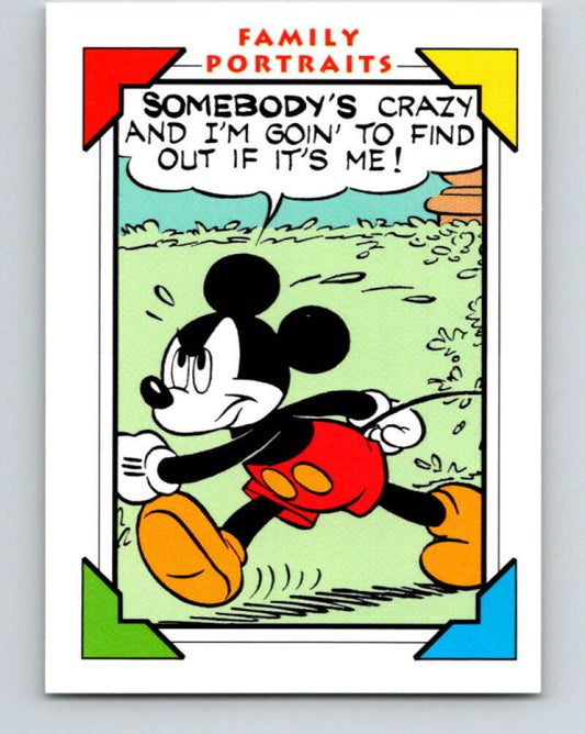 1991 Impel Walt Disney #161 Sunday Comic Strip 1939 Mickey   V41941