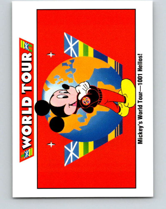 1991 Impel Walt Disney #172 Mickeys World Tour 1001 Hellos   V41959