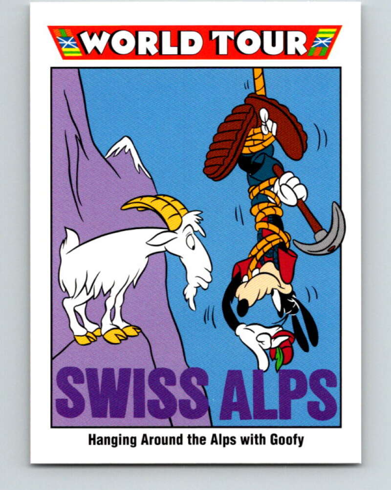 1991 Impel Walt Disney #193 Hanging Around the Alps with Goofy   V42010