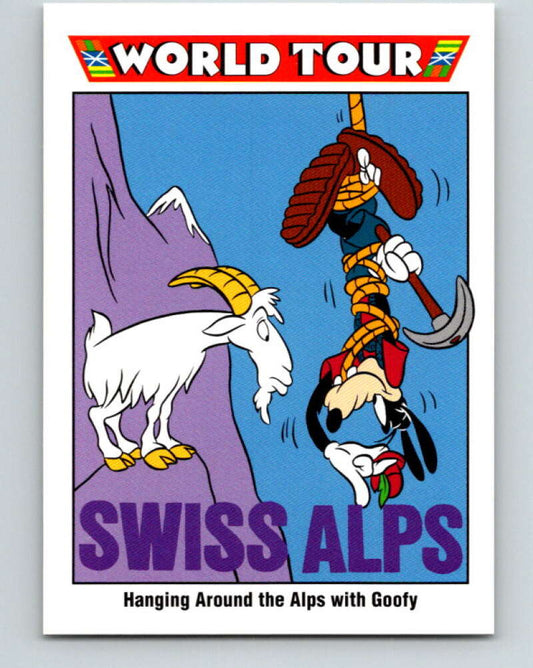 1991 Impel Walt Disney #193 Hanging Around the Alps with Goofy   V42011