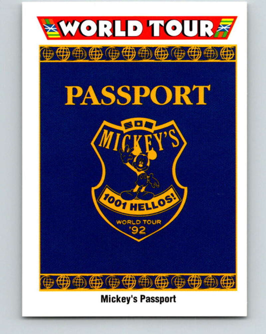 1991 Impel Walt Disney #196 Mickeys Passport   V42014