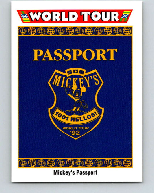 1991 Impel Walt Disney #196 Mickeys Passport   V42015