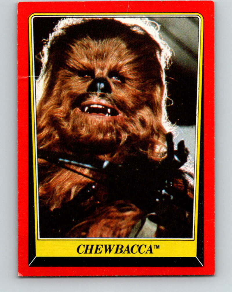1983 Topps Star Wars Return Of The Jedi #7 Chewbacca   V42044