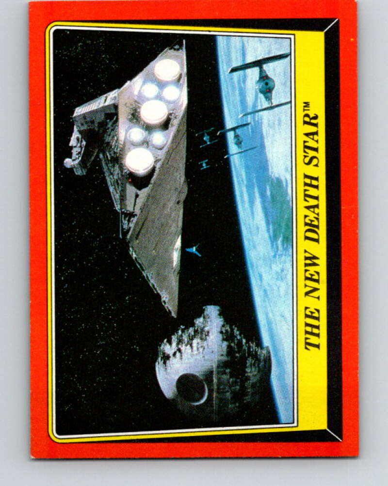 1983 Topps Star Wars Return Of The Jedi #9 The New Death Star   V42046