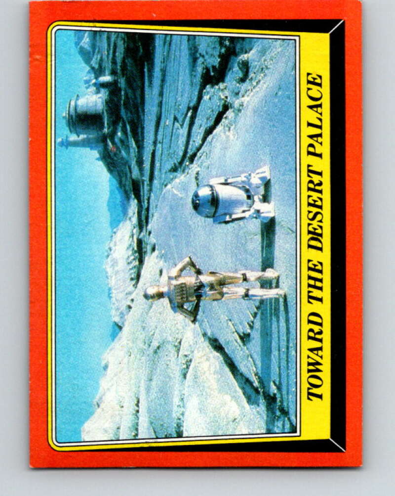 1983 Topps Star Wars Return Of The Jedi #11 Toward the Desert Palace   V42048