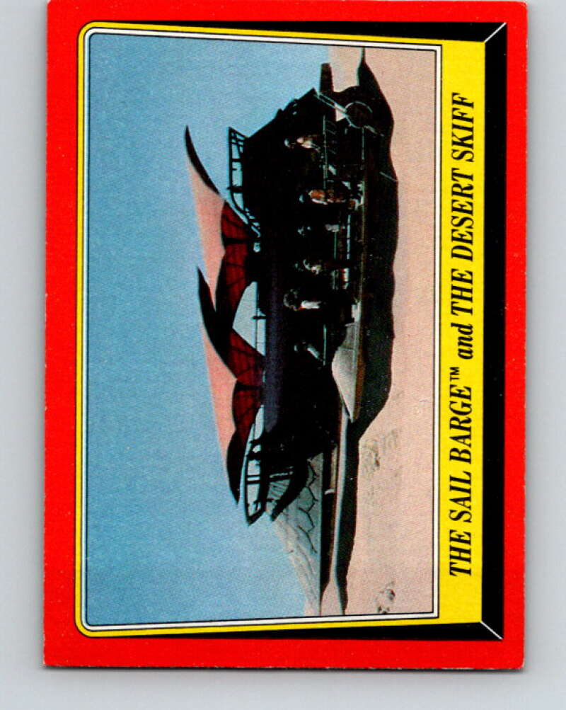 1983 Topps Star Wars Return Of The Jedi #38 The Sail Barge Desert Skiff   V42078