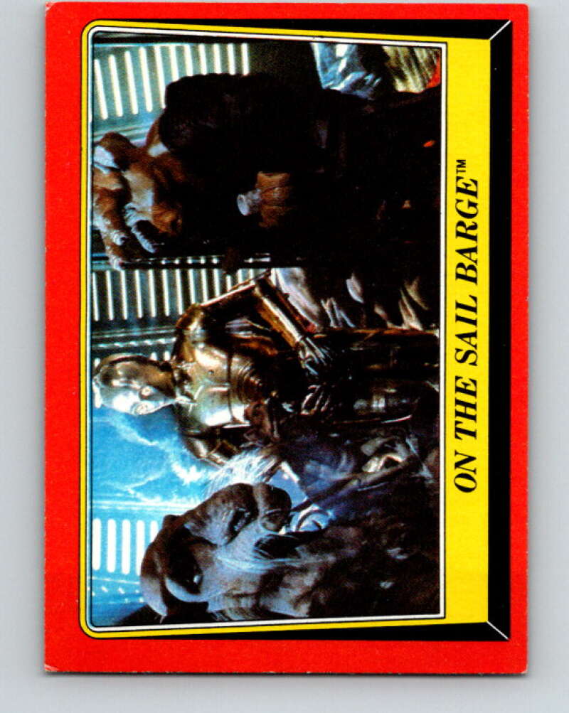 1983 Topps Star Wars Return Of The Jedi #40 On the Sail Barge   V42079