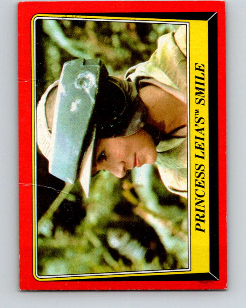 1983 Topps Star Wars Return Of The Jedi #73 Princess Leia's Smile   V42097
