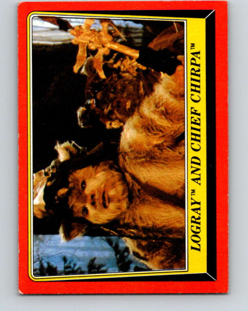 1983 Topps Star Wars Return Of The Jedi #85 Logray and Chief Chirpa   V42104