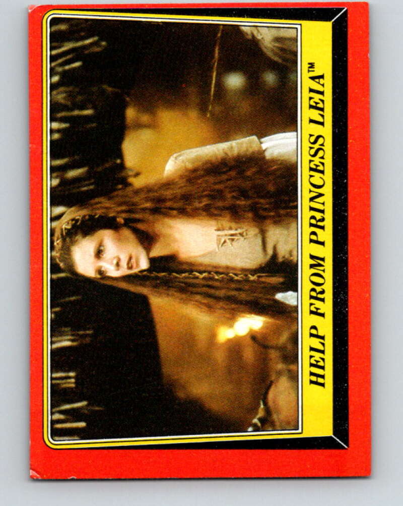 1983 Topps Star Wars Return Of The Jedi #86 Help from Princess Leia   V42105