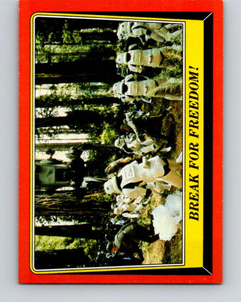 1983 Topps Star Wars Return Of The Jedi #108 Break for Freedom   V42123