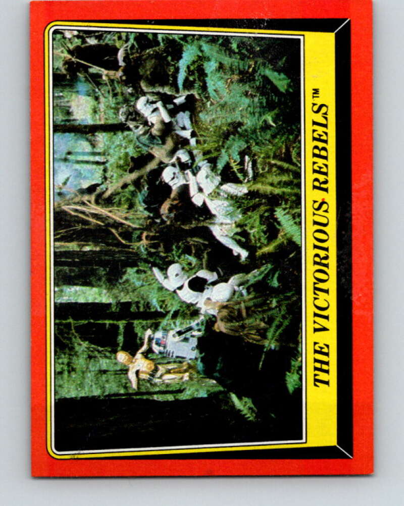 1983 Topps Star Wars Return Of The Jedi #114 The Victorious Rebels   V42126