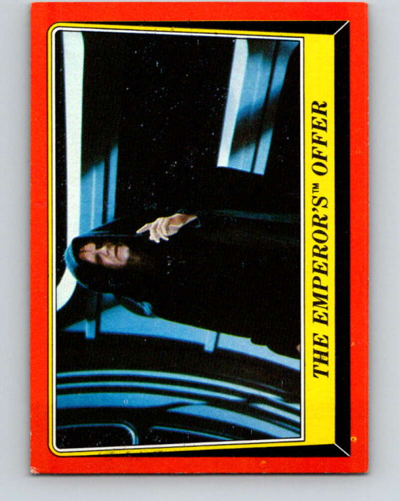 1983 Topps Star Wars Return Of The Jedi #118 The Emperor's Offer   V42130