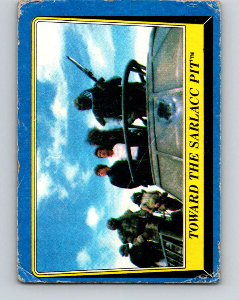 1983 Topps Star Wars Return Of The Jedi #160 Toward the Sarlacc Pit   V42144