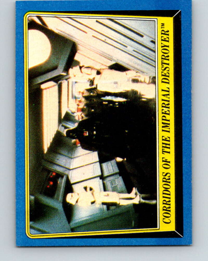 1983 Topps Star Wars Return Of The Jedi #206 Corridors of the Destroyer   V42150
