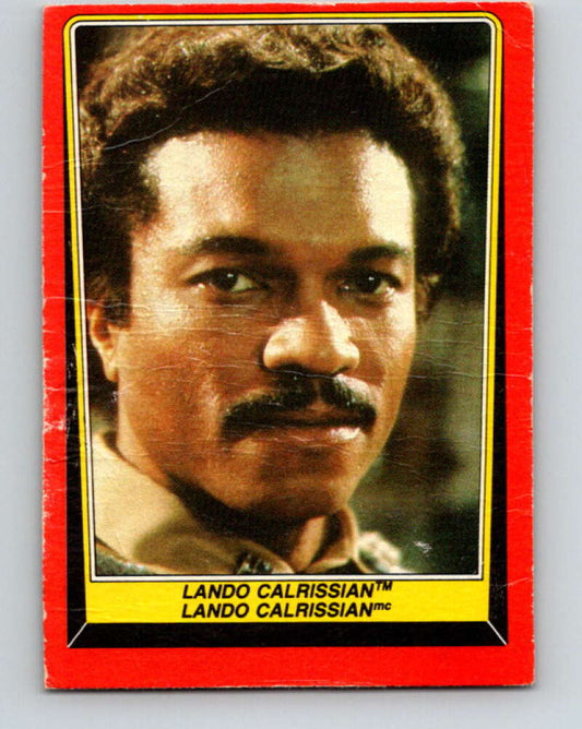 1983 OPC Star Wars Return Of The Jedi #6 Lando Calrissian   V42179