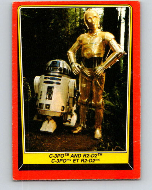 1983 OPC Star Wars Return Of The Jedi #8 C-3PO and R2-D2   V42193