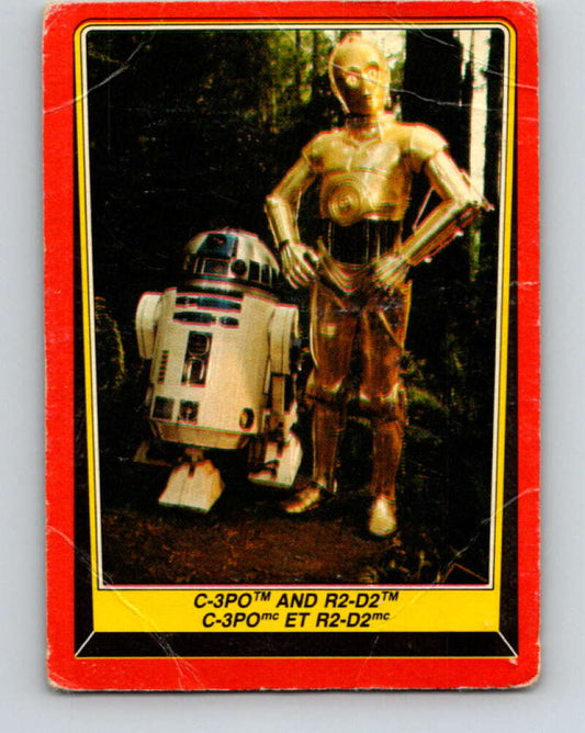 1983 OPC Star Wars Return Of The Jedi #8 C-3PO and R2-D2   V42194