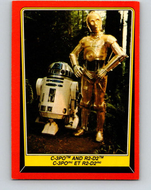 1983 OPC Star Wars Return Of The Jedi #8 C-3PO and R2-D2   V42196