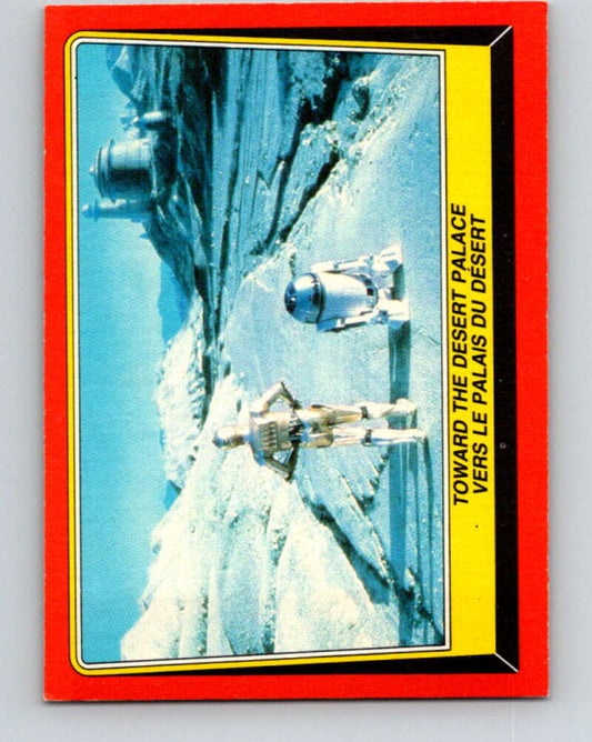 1983 OPC Star Wars Return Of The Jedi #11 Toward the Desert Palace   V42207