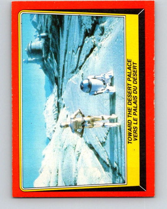 1983 OPC Star Wars Return Of The Jedi #11 Toward the Desert Palace   V42208