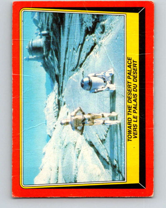 1983 OPC Star Wars Return Of The Jedi #11 Toward the Desert Palace   V42209
