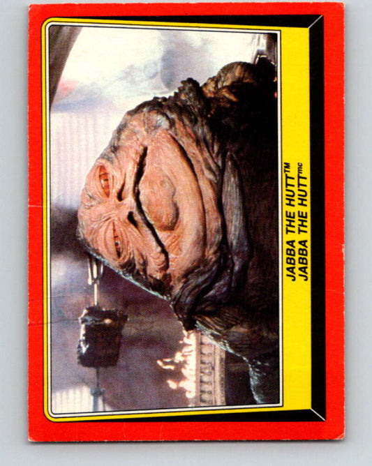 1983 OPC Star Wars Return Of The Jedi #14 Jabba the Hutt   V42220