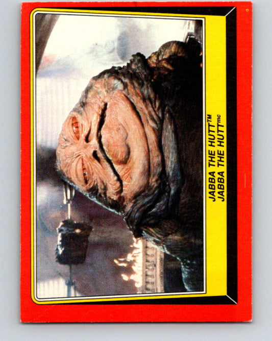 1983 OPC Star Wars Return Of The Jedi #14 Jabba the Hutt   V42221