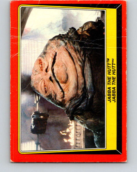 1983 OPC Star Wars Return Of The Jedi #14 Jabba the Hutt   V42223