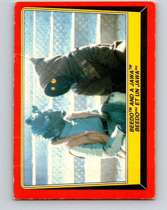 1983 OPC Star Wars Return Of The Jedi #19 Beedo and a Jawa   V42248