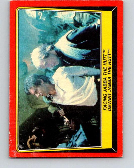 1983 OPC Star Wars Return Of The Jedi #37 Facing Jabba the Hutt   V42321