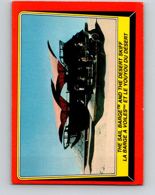 1983 OPC Star Wars Return Of The Jedi #38 The Sail Barge and the Desert Skiff   V42324