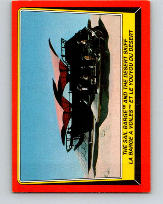 1983 OPC Star Wars Return Of The Jedi #38 The Sail Barge and the Desert Skiff   V42325