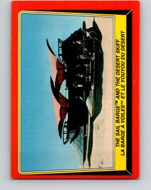 1983 OPC Star Wars Return Of The Jedi #38 The Sail Barge and the Desert Skiff   V42326