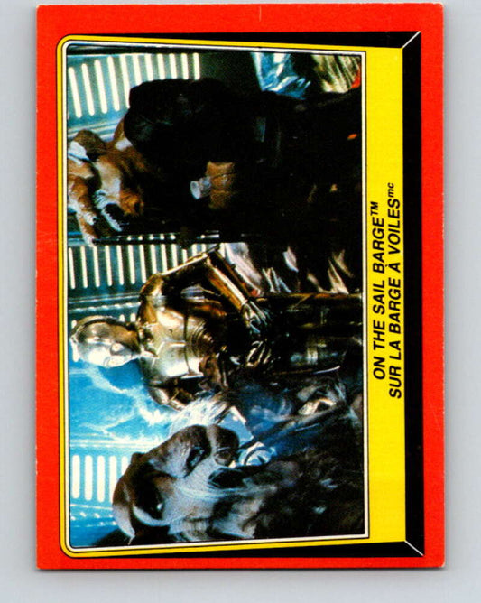 1983 OPC Star Wars Return Of The Jedi #40 On the Sail Barge   V42332