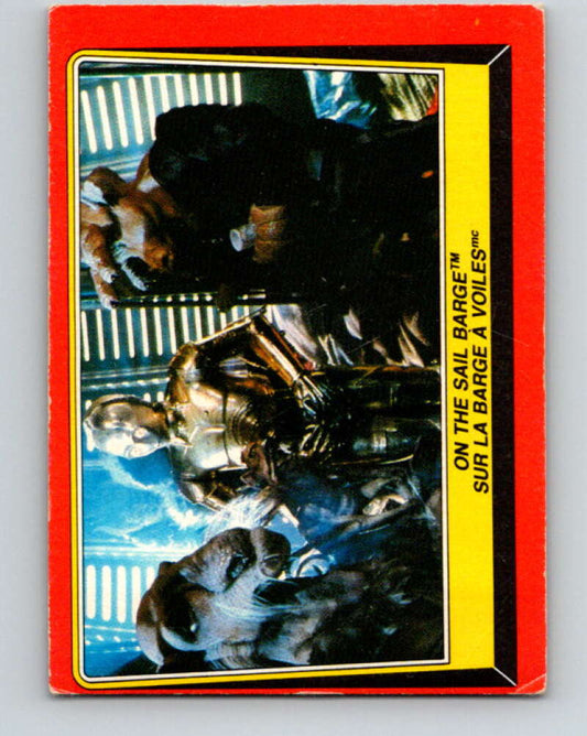 1983 OPC Star Wars Return Of The Jedi #40 On the Sail Barge   V42333