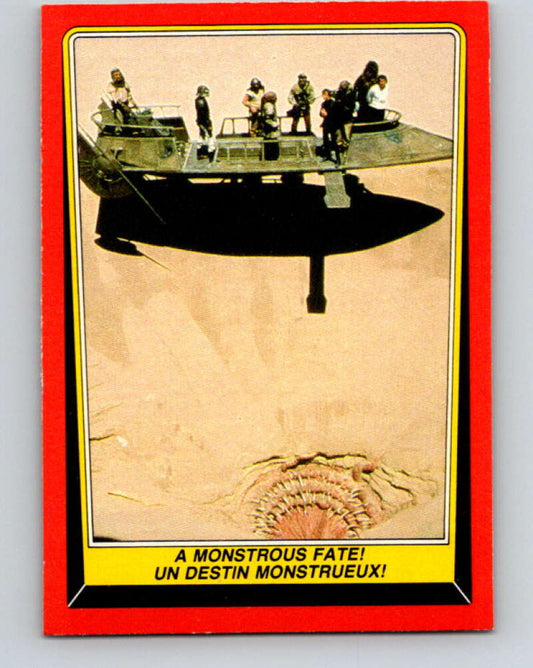 1983 OPC Star Wars Return Of The Jedi #41 A Monstrous Fate   V42334