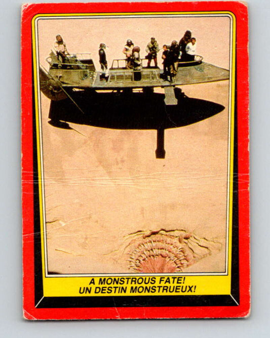 1983 OPC Star Wars Return Of The Jedi #41 A Monstrous Fate   V42335