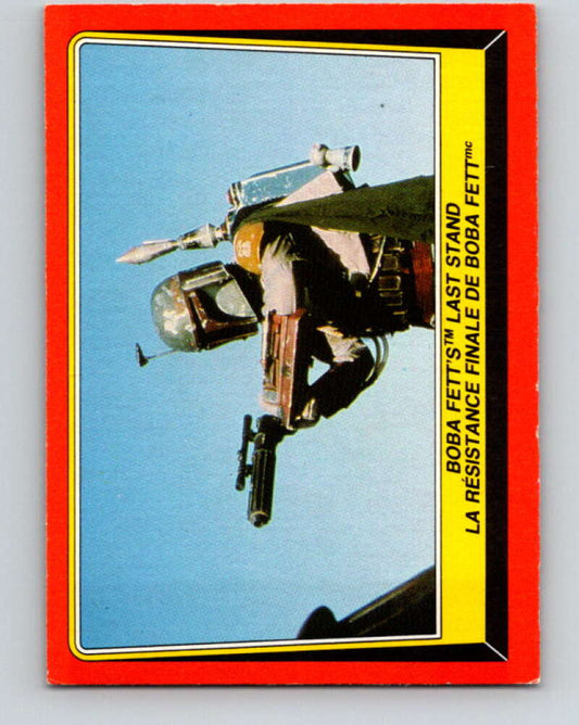 1983 OPC Star Wars Return Of The Jedi #47 Boba Fett's Last Stand   V42355