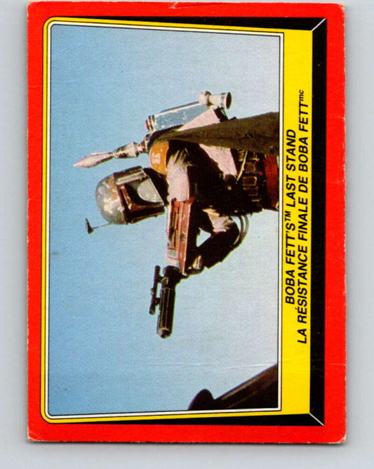 1983 OPC Star Wars Return Of The Jedi #47 Boba Fett's Last Stand   V42357