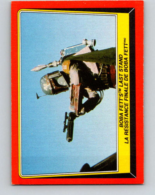 1983 OPC Star Wars Return Of The Jedi #47 Boba Fett's Last Stand   V42359