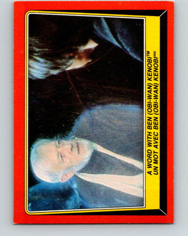 1983 OPC Star Wars Return Of The Jedi #59 A Word with Ben Obi-Wan Kenobi   V42411