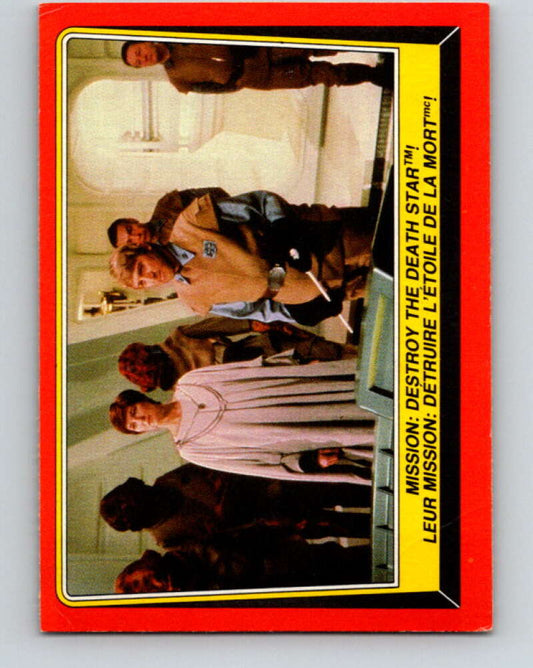 1983 OPC Star Wars Return Of The Jedi #63 Mission Destroy the Death Star   V42431