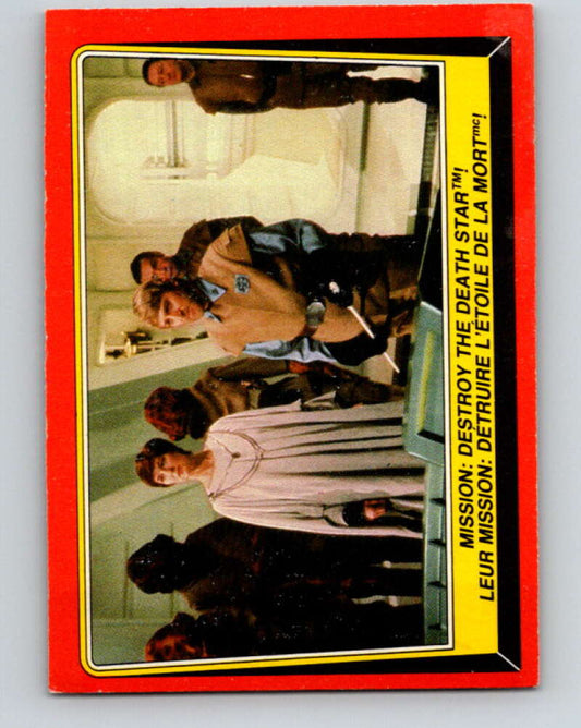 1983 OPC Star Wars Return Of The Jedi #63 Mission Destroy the Death Star   V42432