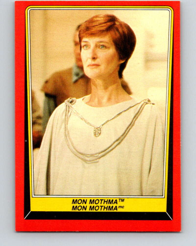 1983 OPC Star Wars Return Of The Jedi #64 Mon Mothma   V42437