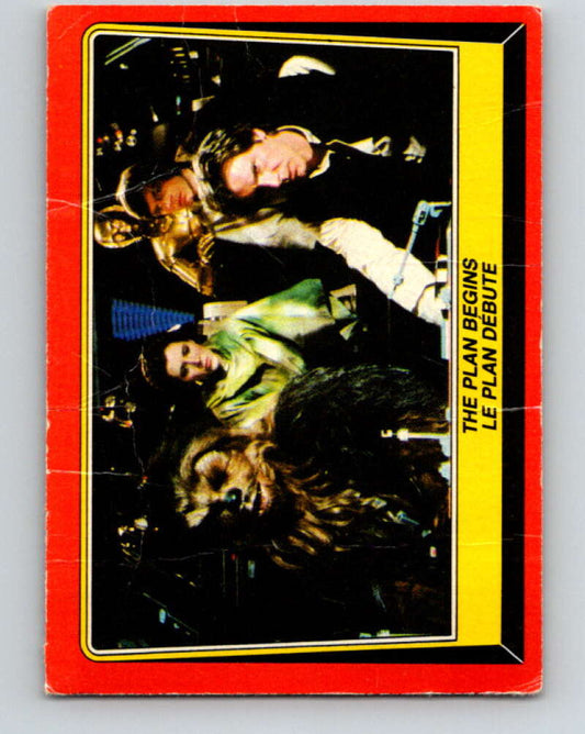 1983 OPC Star Wars Return Of The Jedi #67 The Plan Begins   V42450